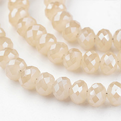 Pearl Luster Plated Glass Beads