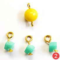 Unique Earrings with Jade Beads