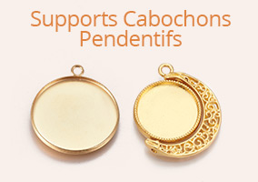 Supports Cabochons Pendentifs
