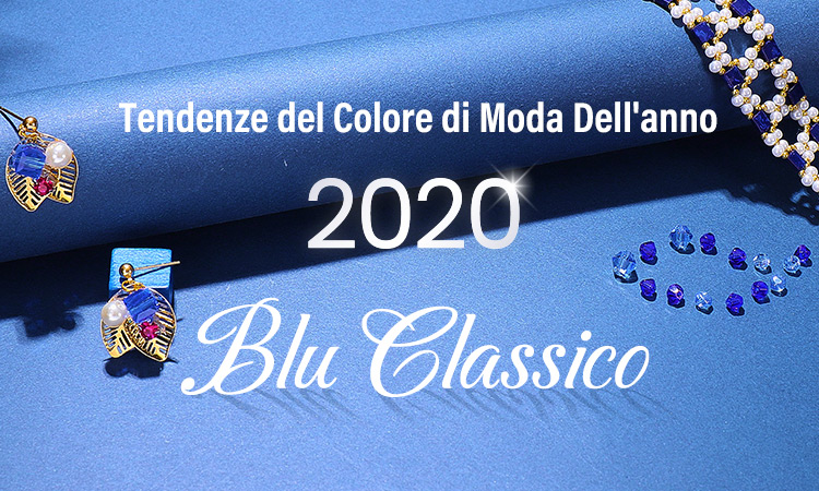 Tendenze del Colore di Moda Dell'anno 2020 Blu Classico